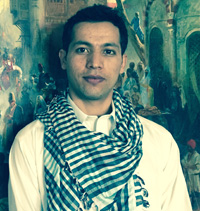 Portrait of Qais Akbar Omar